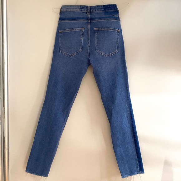 Zara Denim Makers Patchwork Skinny Jeans - Picture 4 of 6